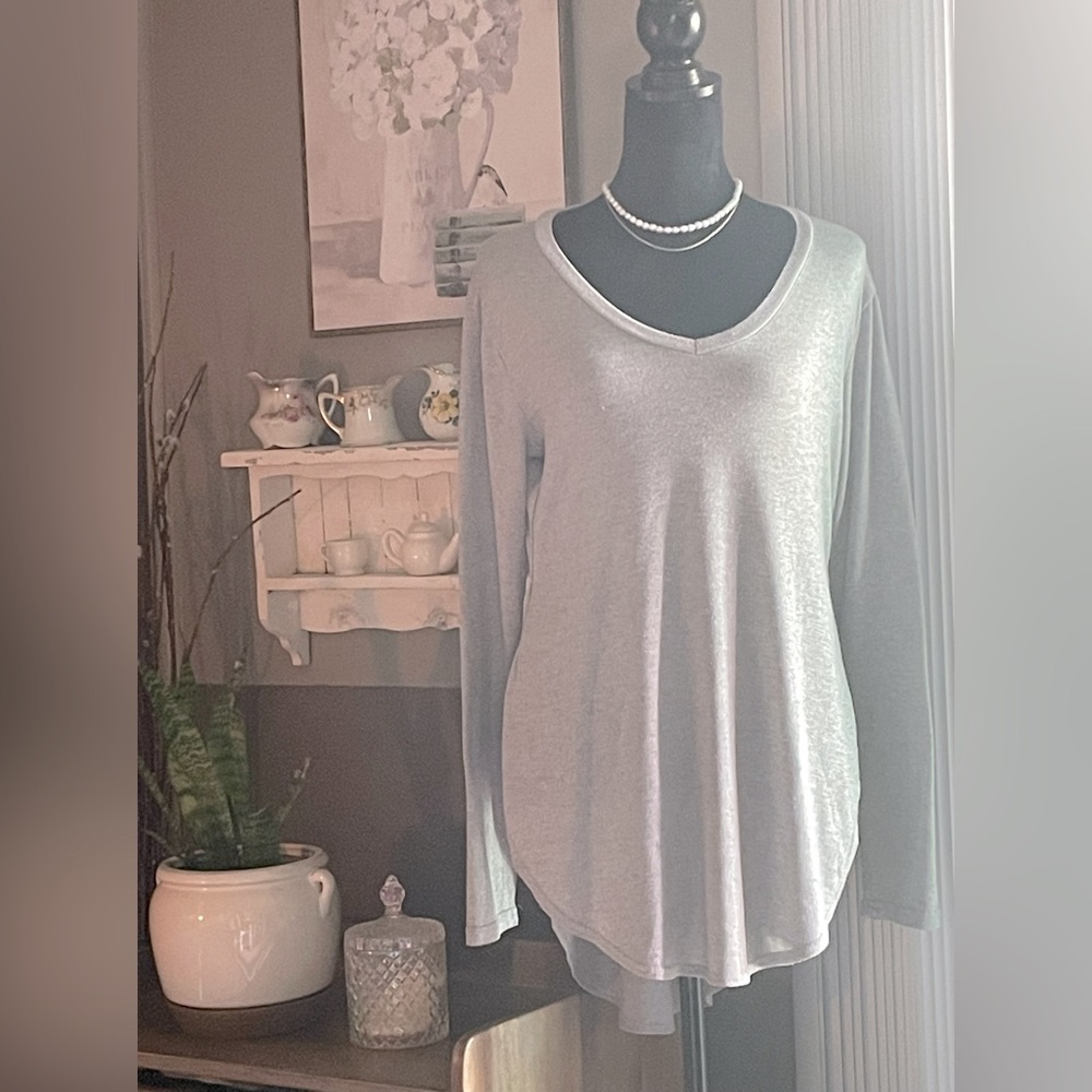 RUE21 Oversized Gray Legging Tunic Long Sleeve